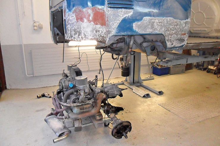 VW T1 Westfalia 1966 – Motor und Getreibe